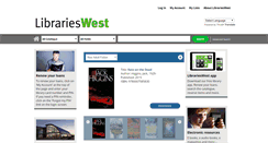 Desktop Screenshot of librarieswest.org.uk